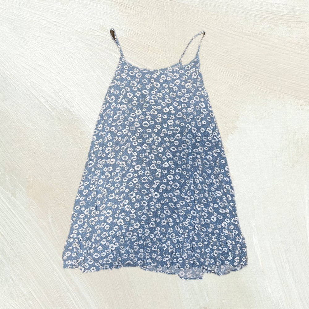 Wild Fable Blue Floral Mini Dress